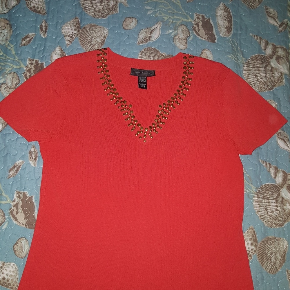 Cable and Gauge Orange top
